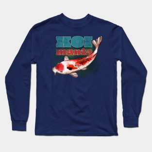 Koi mania art painting. Long Sleeve T-Shirt